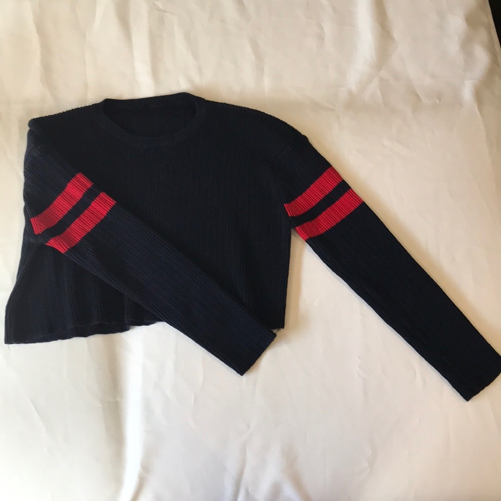 Brandy Melville Cropped Long Sleeve Top